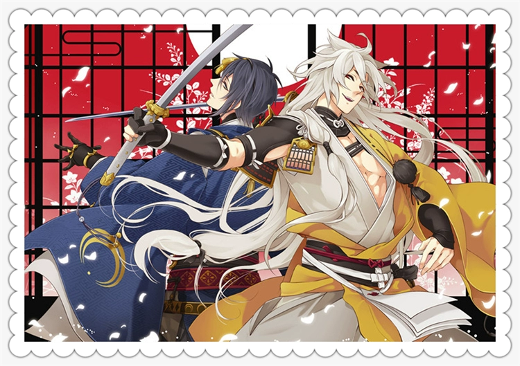 Anime poster bức tranh tường thanh kiếm flurry nhảy múa thanh kiếm trồng xung quanh món quà tường sticker bức tranh tường - Carton / Hoạt hình liên quan sticker đơn giản