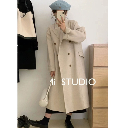 Шерстяное пальто, демисезонная зимняя куртка, увеличенная толщина, подходит для подростков