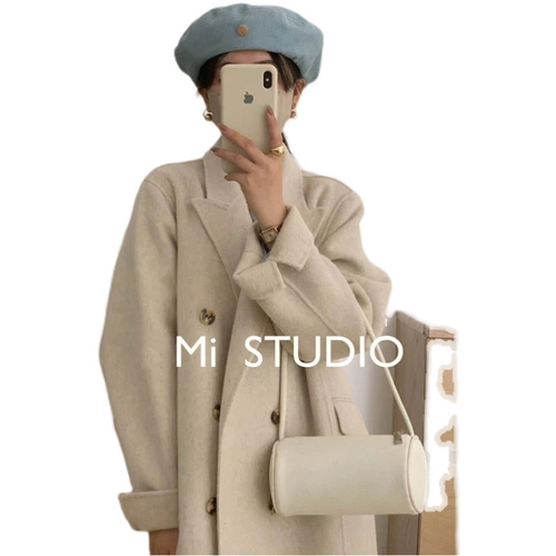 Шерстяное пальто, демисезонная зимняя куртка, увеличенная толщина, подходит для подростков