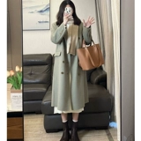 Шерстяное пальто, демисезонная зимняя куртка, подходит для подростков, увеличенная толщина