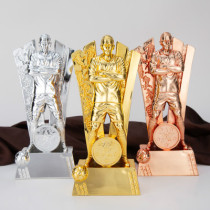 Customize the football fan figures Trophy Vanguard Forward Award Football Games Crown Aseason Army Free of Words