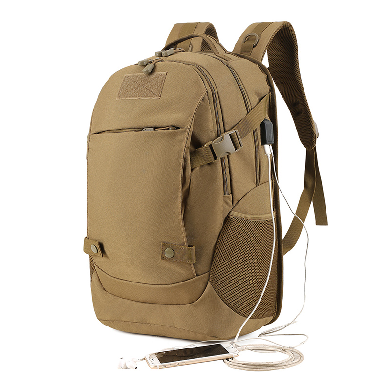 New outdoor camouflage men's and women's tactical multi-functional large-capacity scratch-resistant wear-resistant mountaineering hiking backpack