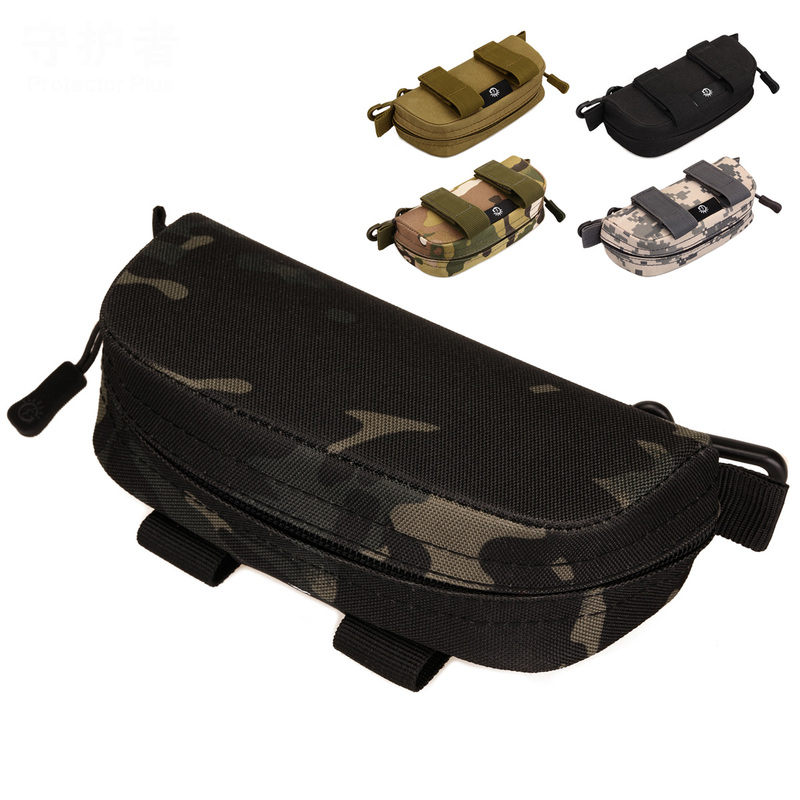 New Outdoor Camouflage Men's and Women's Anti-Pressure Tactical Glasses Case, Sports Waterproof Sunglasses Case, Hard Shell Glasses Waist Bag New Outdoor Camouflage Men's and Women's Anti-Pressure Tactical Glasses Case, Sports Waterproof Sunglasses Case, Hard Shell Glasses Waist Bag