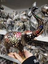 13 inch seven colorful teething Pakistan bronze ware bronze ivory and elephant Pakistani manufacturer direct marketing