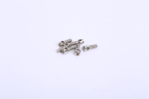 Nickel-plated lead screw Meter screw Sealing screw with hole phillips screw m3m4