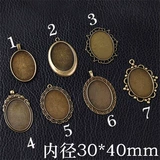 Глина, подвеска, аксессуары, аксессуар ручной работы, ретро ожерелье