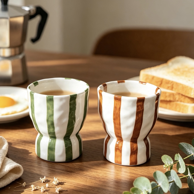 Retro Stripesd Ceramic Underglaze Cup Office Water Cup Couple Cup Bestie Cup Coffee Cup Hand-Painted Mug Retro Stripesd Ceramic Underglaze Cup Office Water Cup Couple Cup Bestie Cup Coffee Cup Hand-Painted Mug