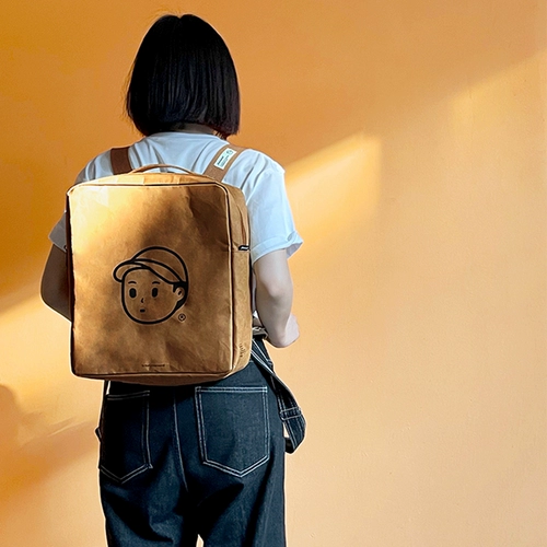 Кожаный рюкзак подходит для мужчин и женщин, сумка через плечо, японская сумка на одно плечо, ранец, в корейском стиле