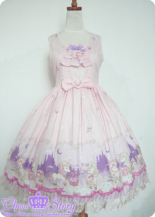 【The Unicorn Castle】Unicorn Castle Series Vest Dress Jsk