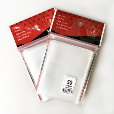 TW transparent sleeve 66x91 thickened flat pocket card set for slapping the standout, the dream magic FengYun will be suitable for the