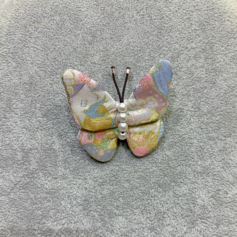 Special Offer New Product Song Brocade Pumpkin Brooch Rose Goldfish Brooch Cherry Brooch Butterfly Dual-Use Design Handmade