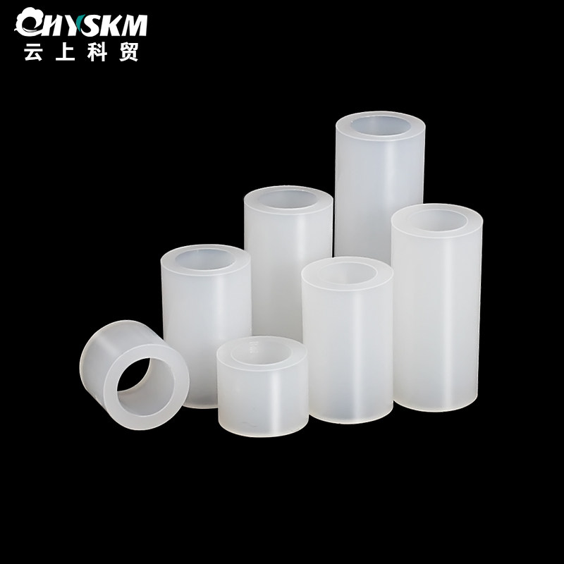 M5 Nylon Straight Column Insulation Isolation Column Plastic Pad Column Round Hole Hollow PCB Board Support LED Lamp Column Sleeve