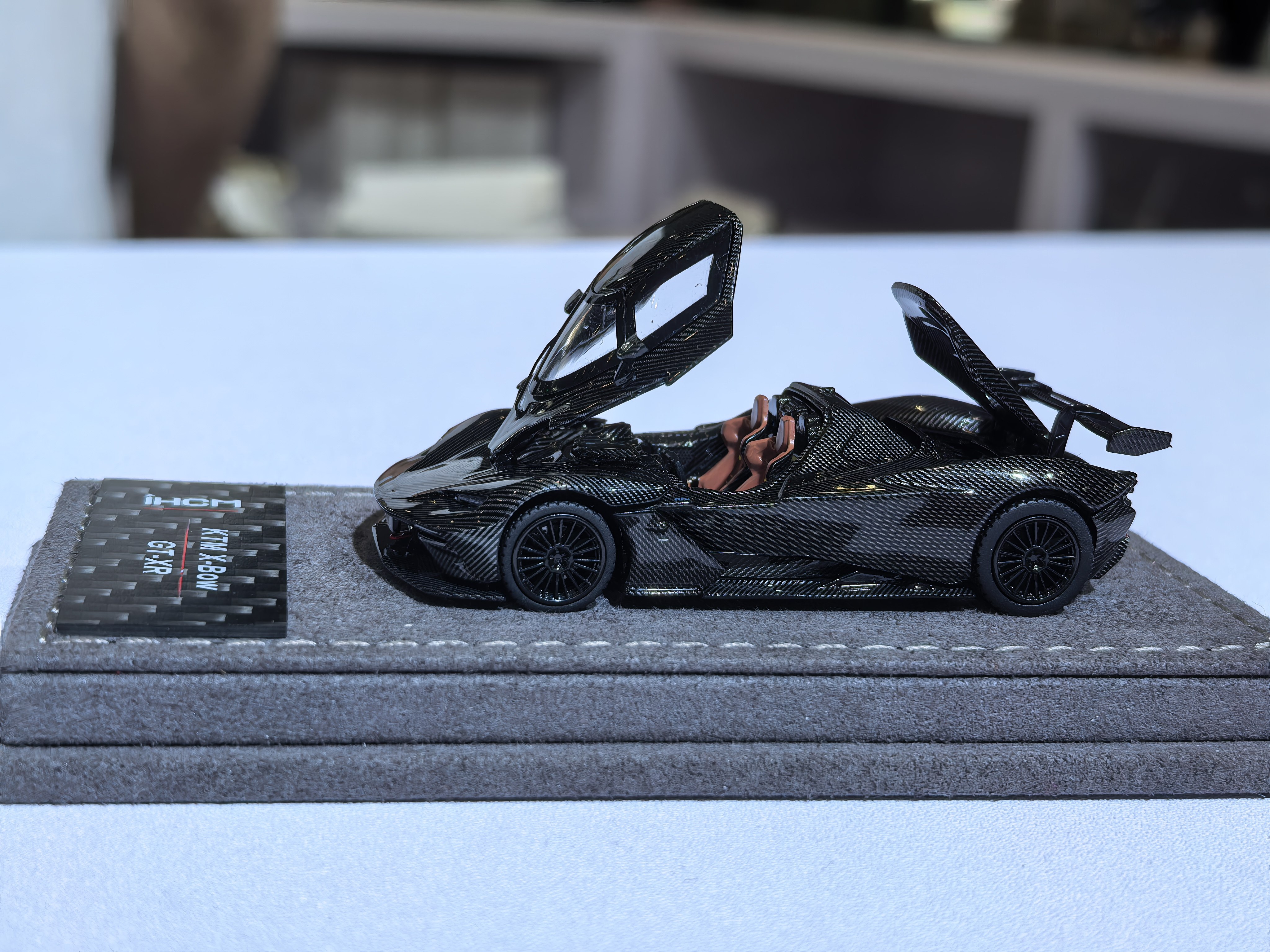 iHCM 1:64 KTM X-BOW GT-XR 黑色全碳北京展会首发合金全开模型_火车_