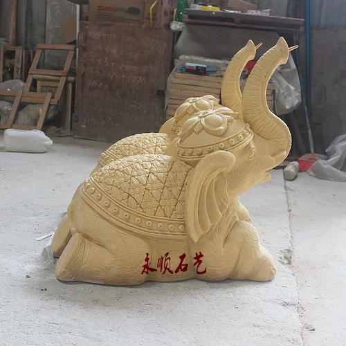 Юншун искусственный песчаник каменной скульптура для водных спрей -оппонент волокно -армированный пластиковый песчаник круглый скульптура Общественный парк