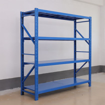 Storage Shelving Shelf Multilayer Light Domestic Storage Rack Warehouse Shelf Goods Shelf Goods Shelf Stand-To-Ground Iron Shelf