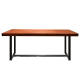 Loft solid wood desk simple large computer table desktop home dining table simple solid wood office desk workbench