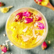 Rose tea A pound of natural dried rose big flower premium bulk Shandong Pingyin edible sugar-free new tea loose tea