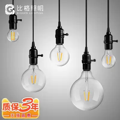 Dragon Ball LED Edison bulb E27 screw mouth G45A60G95G80G125 Creative magic bean lamp round living room bulb
