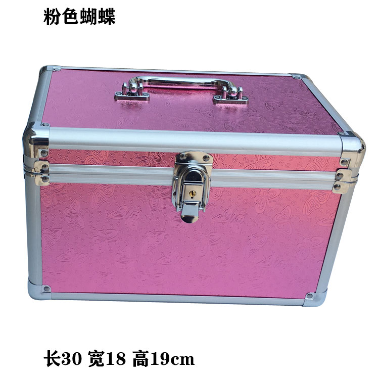 Aluminum alloy box makeup box nail embroidery tool box foot bath beauty box pedicure technician suitcase storage box