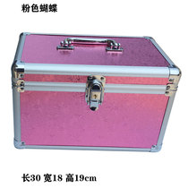 Aluminum alloy box makeup box nail embroidery tool box foot bath beauty box pedicure technician suitcase storage box