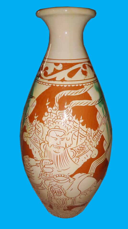 卢群山的作品-玉壶春瓶