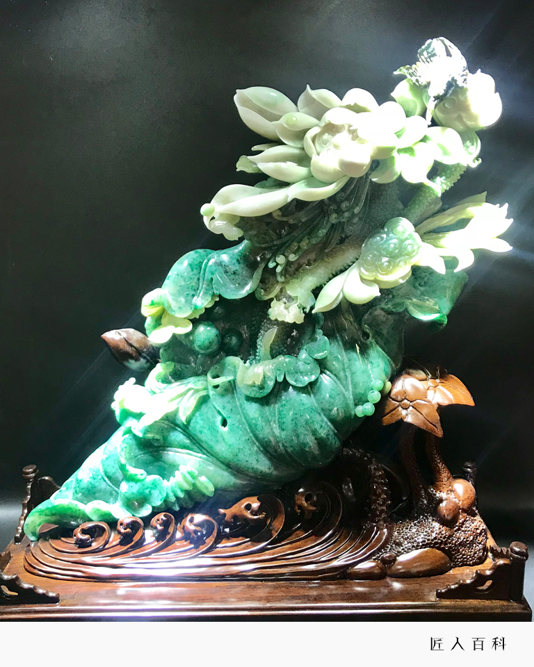吴磊(中国玉石雕刻大师)的作品-