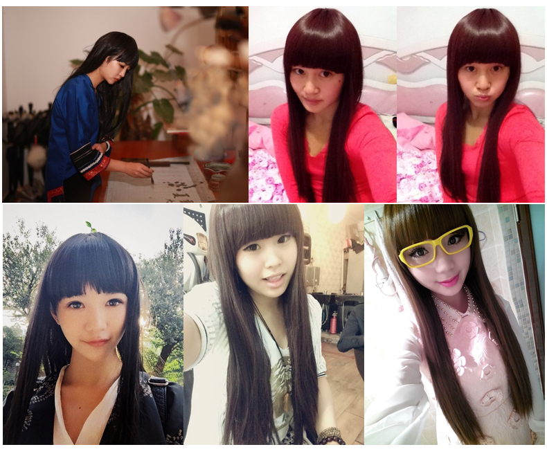 Perruque Long cheveux raides - Ref 2608432 Image 8