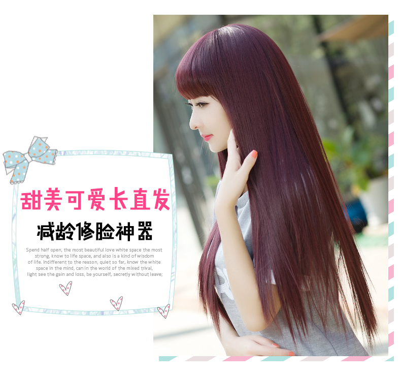 Perruque Long cheveux raides - Ref 2608432 Image 30