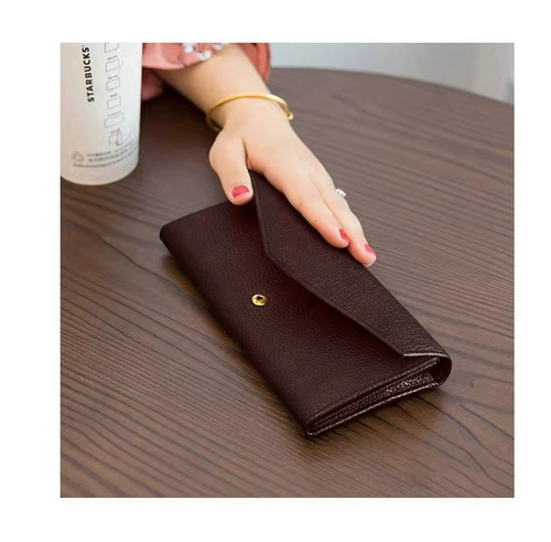 Длинный бумажник, картхолдер, ретро вместительная и большая маленькая сумка, 2 в 1, из натуральной кожи, 2023