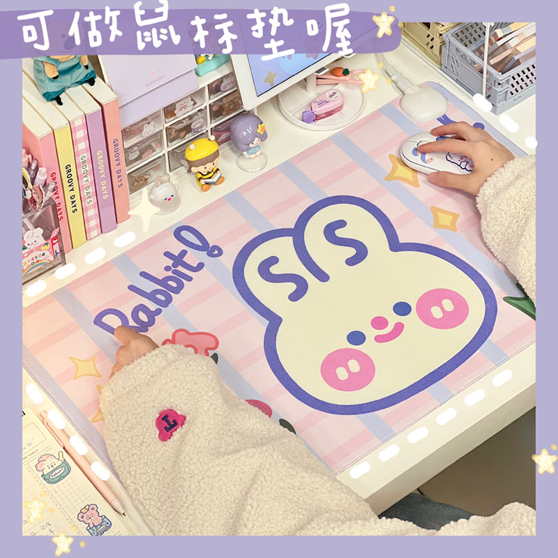 Heating warm table pad student female cartoon office desk computer warm table treasure desktop desk hand warmer heating mouse pad