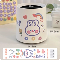 Белый мусорный мешок, наклейка