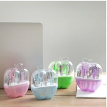 Apple 9-piece nail tool stainless steel nail clippers nail clippers beauty nail set