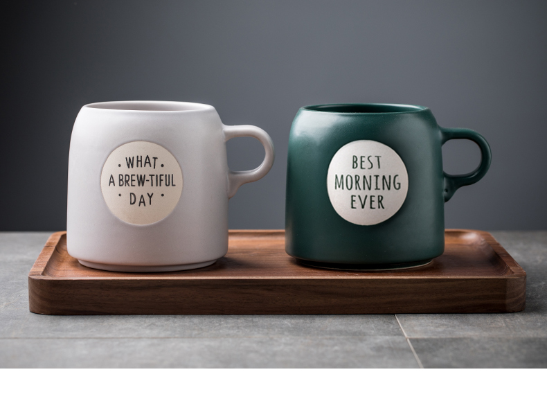 Picking cups with creative ceramic cup picking contracted move mark cup for cup gift household outfit