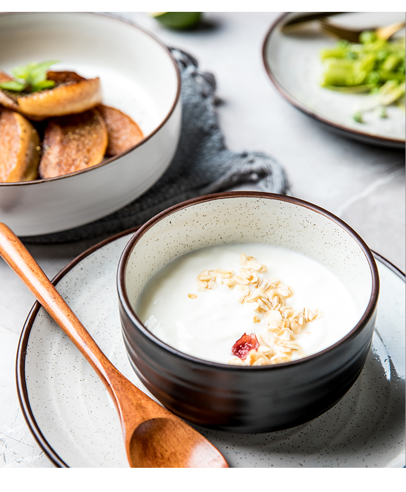 This porcelain dish suits for home dishes suit two lovers creative dish dish bowl chopsticks suit Japanese dishes