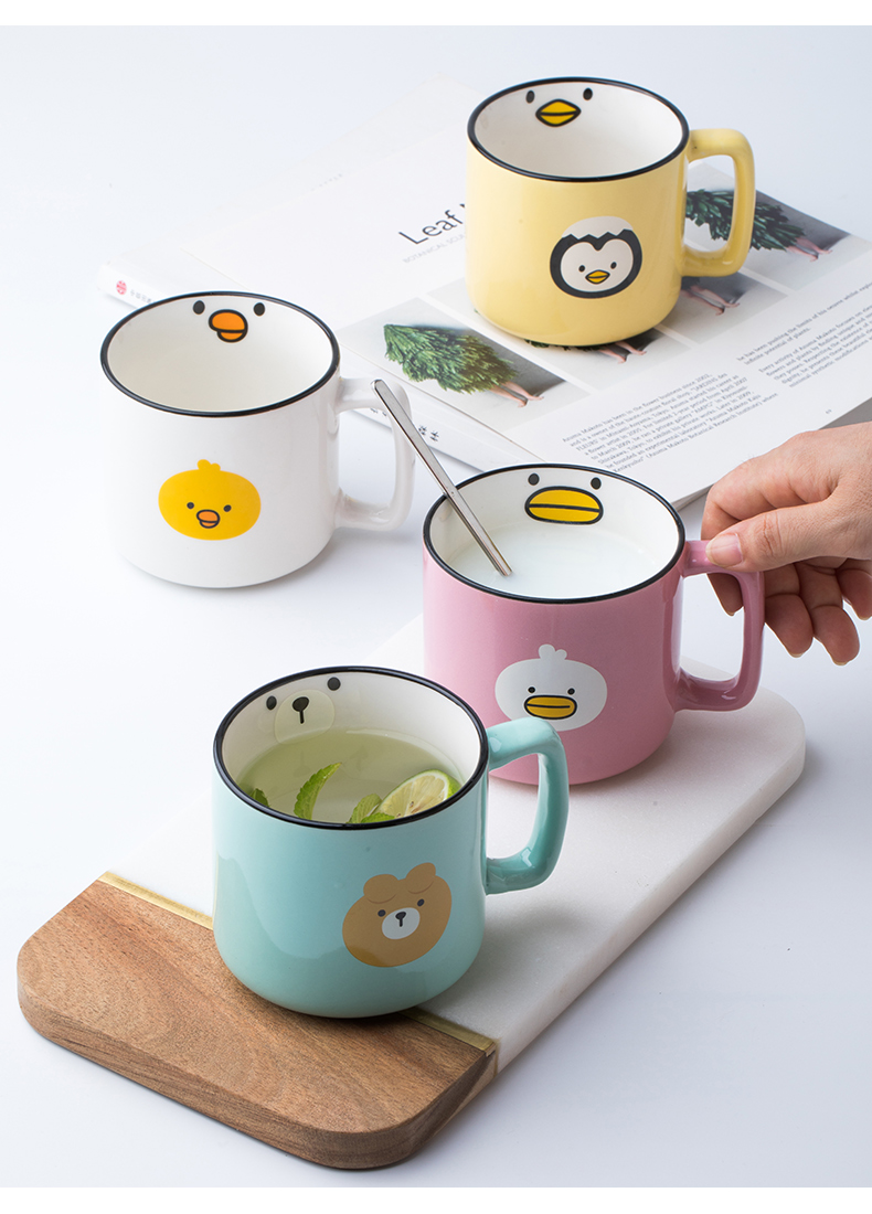 Foreign trade export ceramic keller single European creative move coffee cup home sitting room tea ultimately responds cup