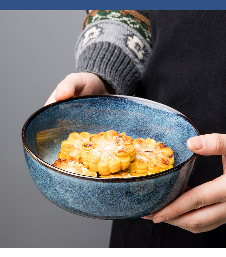 This porcelain contracted ceramic dishes flat home continental plate dishes suit dishes noodles bowl dish