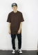 Bboy lỏng loại áo thun rắn màu cơ bản đường phố nhảy hip hop nặng tay áo ngắn popping hiphop áo thun nam tay ngắn có nón
