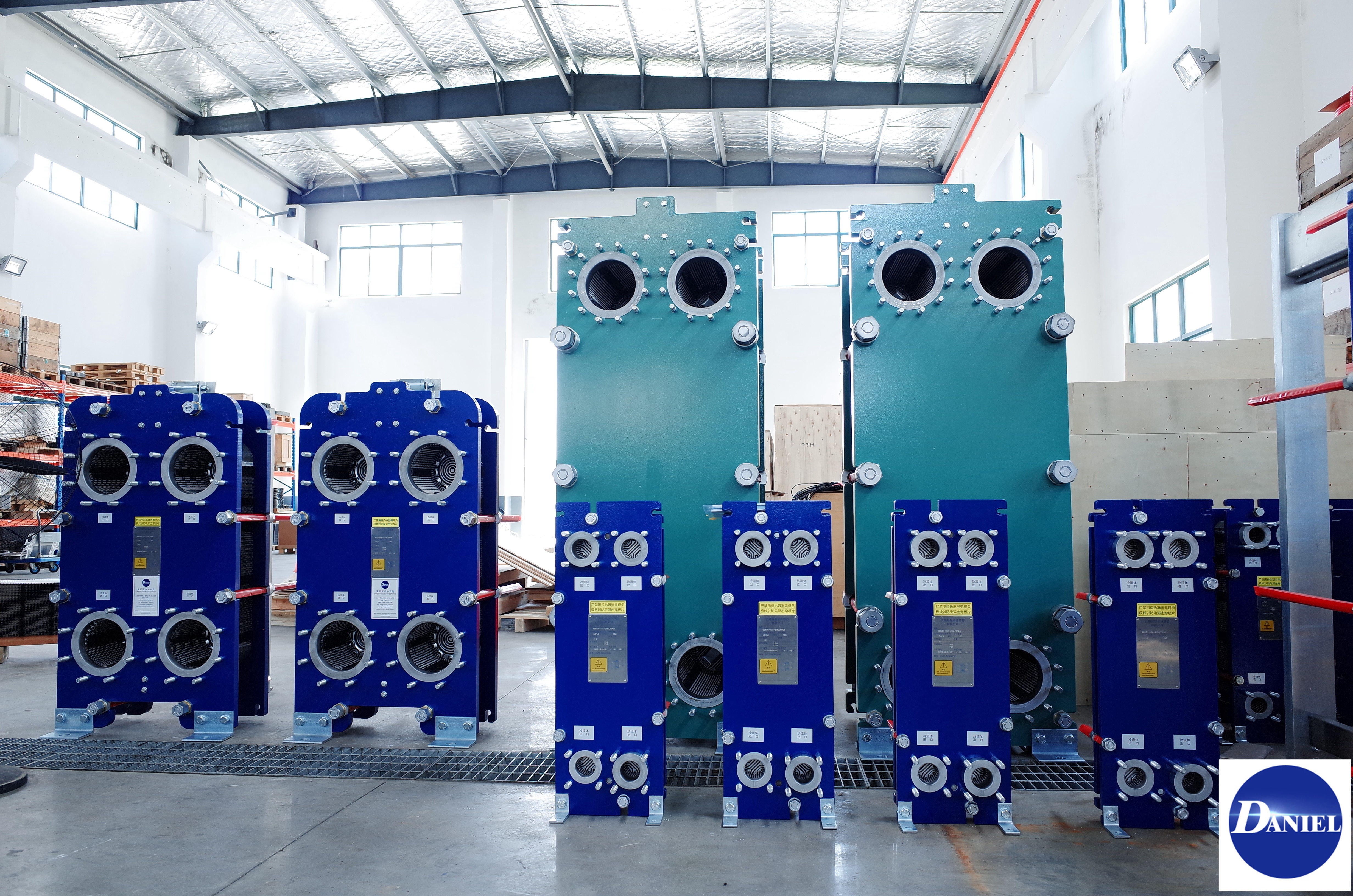 Daniel replaces the aflaval plate heat M10B M10B M10M M10D M10D