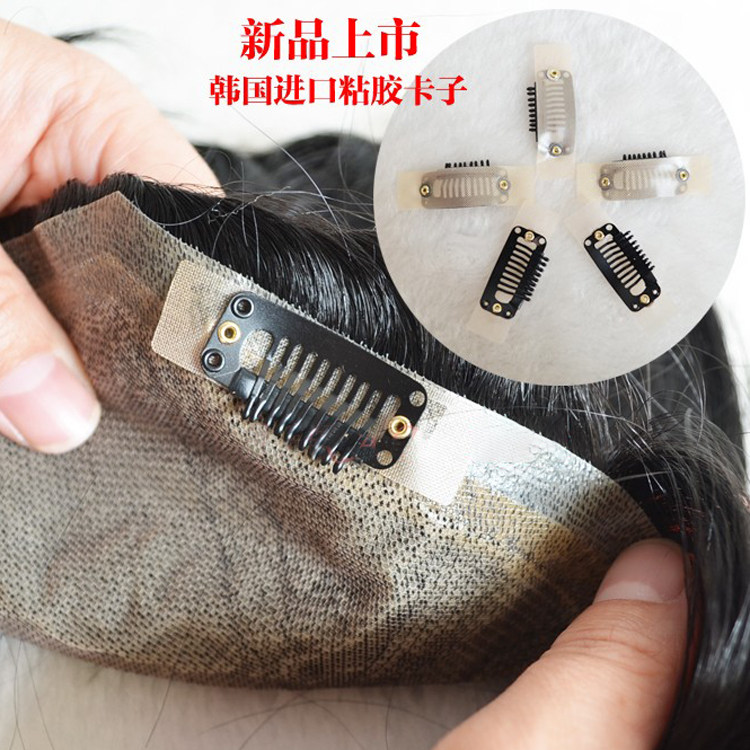 Korea imported wig clamp wig hair block stick stick with viscose