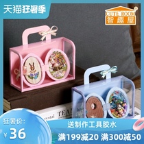 Chi Fun House diy cottage Seed world Handmade walnut small house model toy Creative birthday gift