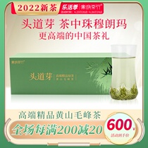 Head Doug buds Yellow Mountain Mao Feng 2022 New tea Listing positive Tat-level tea Ming Former green tea Mao pointed gift gift box dress