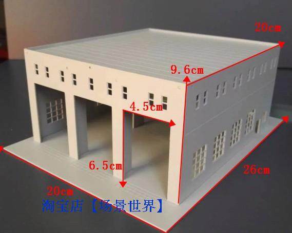 1:100 1:87 1:76 1:72 Truck Garage Bus Garage Double Decker Bus Repair Workshop Maintenance