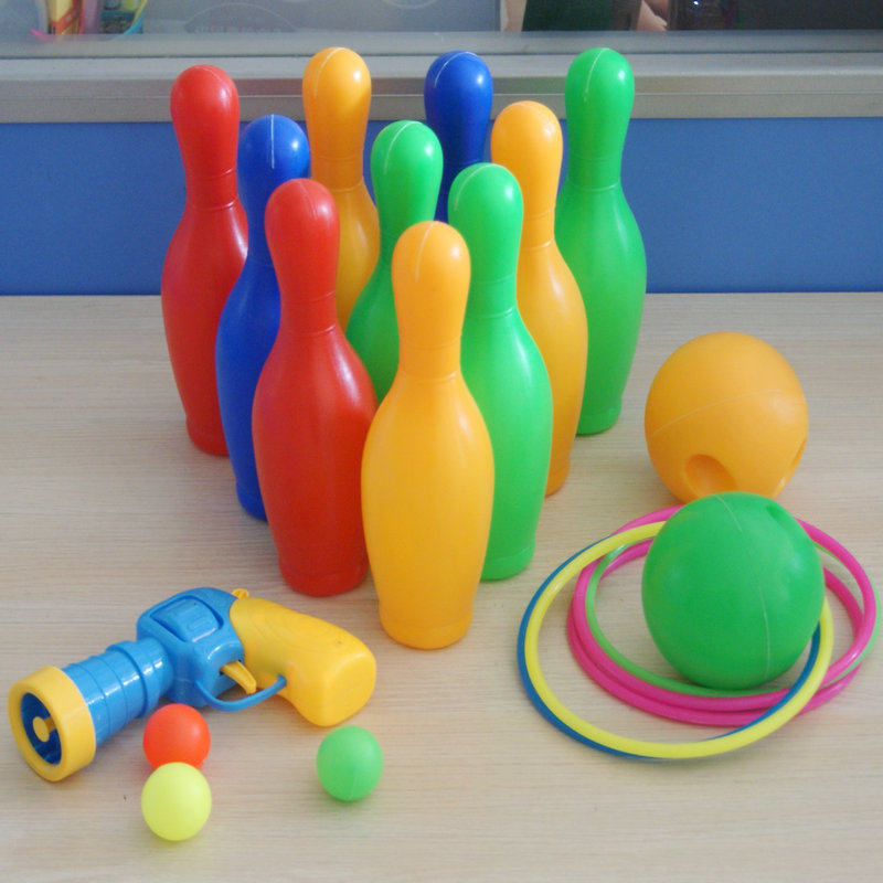 Bowling Toy Sets Group Baby Safe Shooting Target Parenting Desktop Game Creative Children Puzzle Male Girl