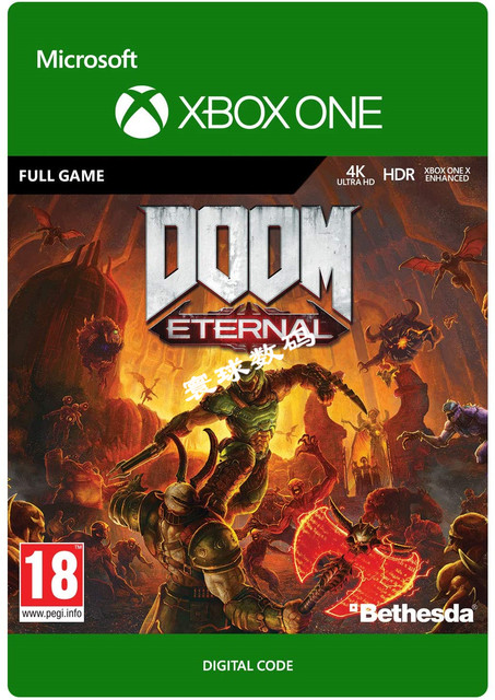 XBOXONEXSXXSS ຂອງແທ້ເກມ DOOM 5 Eternal DOOM5 ດາວໂຫລດລະຫັດ redemption code