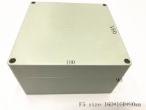 Plastic case outdoor waterproof box wiring sealed housing security monitoring power supply housing F5 160x160x90