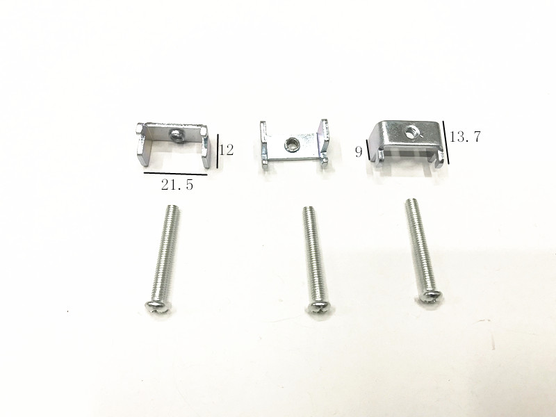 Instrument housing mounting bracket text housing fixing parts plastic housing embedded cabinet buckle power Cabinet iron hook