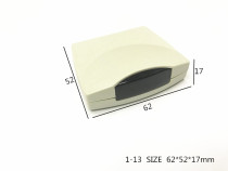 Plastic housing infrared transmitter housing sensor box electronic equipment housing Internet of things module 62x52x17