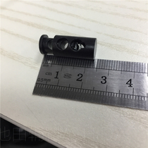 Metal spring buckle plastic resin pig nose buckle double hole anti-skid windproof rubber elastic rope buckle buckle belt leg