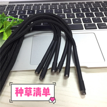 INS fashion popularity hat band hat rope belt pants rope drawstring weaving chic clothes accessories