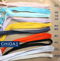 High quality pure cotton hollow core flat rope hoodie hoodie rope sports waistband environment-friendly good cotton yarn 1.5cm wide